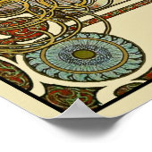 Mucha Art Nouveau Poster - Zodiac - La Plume (Ecke)