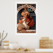 Mucha Art Nouveau Schokoladenplakat Poster (Küche)
