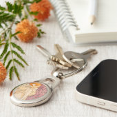 Mucha Art Nouveau Woman Beauty Schlüsselanhänger (Seite)