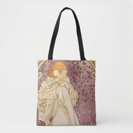 Mucha Art Nouveau Woman Beauty Tasche (Vorderseite)