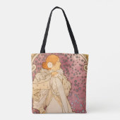 Mucha Art Nouveau Woman Beauty Tasche (Rückseite)