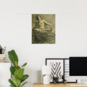 Mucha - Avril Cocorico Poster (Heimbüro)