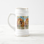 Mucha - Bieres de la Meuse (Bier der Maus) Bierglas (Links)