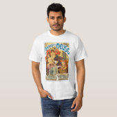 Mucha - Bieres de la Meuse (Bier der Maus) T-Shirt (Vorne ganz)