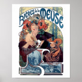 Mucha Bierposter Poster (Vorne)