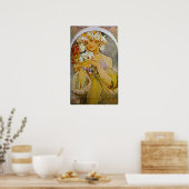 Mucha - Blume 1897 Poster (Küche)