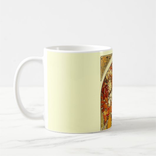 Mucha-Blume Kaffeetasse (Links)