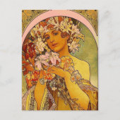 Mucha-Blume Postkarte (Vorderseite)