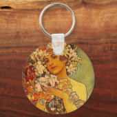 Mucha-Blume Schlüsselanhänger (Vorderseite)