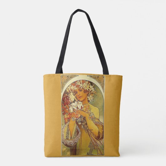 Mucha Blume Tasche (Rückseite)