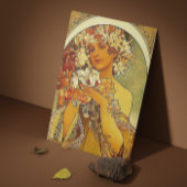 Mucha Blume Visitenkarte