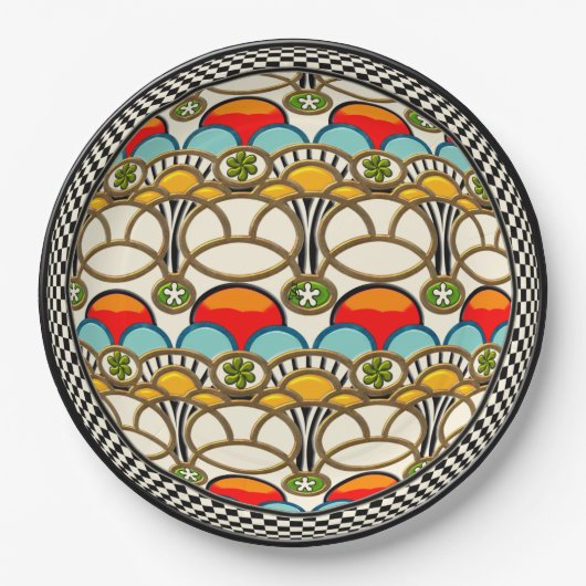 Mucha & Cliff Pappteller (Vorderseite)