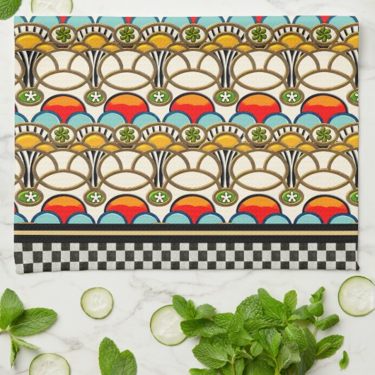 Mucha & Cliff (Teetuch) Handtuch (Gefaltet)