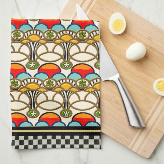 Mucha & Cliff (Teetuch) Handtuch (Viertel Falte)