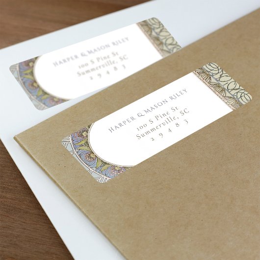 Mucha Custom Return Address Label