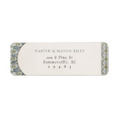 Mucha Custom Return Address Label (Vorne)