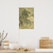 Mucha - Fevrier Cocorico Poster (Küche)