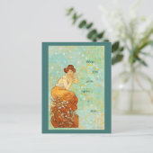 Mucha Frau, wenn man einen Stern möchte Postkarte (Stehend Vorderseite)