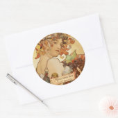 Mucha Fruit Art Nouveau Buchzeichen Stickers (Umschlag)