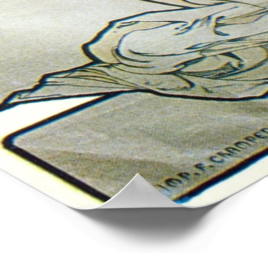 Mucha Goddess Poster (Ecke)