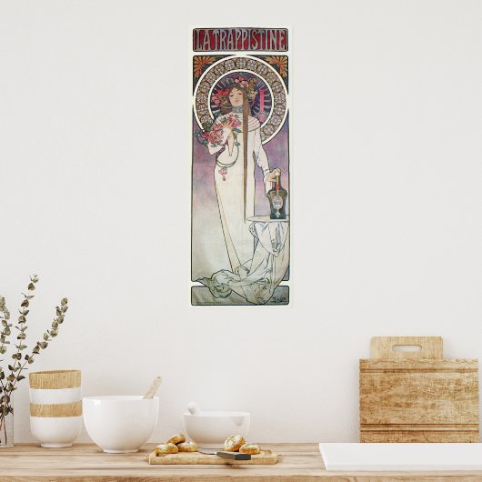 Mucha Goddess Poster (Küche)