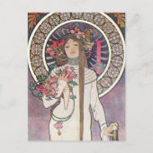 Mucha Goddess Postkarte (Vorderseite)