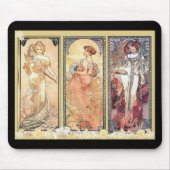 Mucha ~ Gremium von drei Mousepad (Vorne)