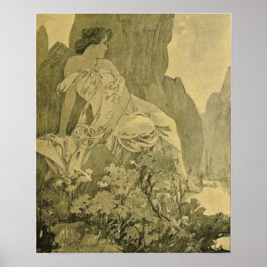 Mucha - Juillet Cocorico Poster (Vorne)