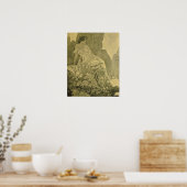 Mucha - Juillet Cocorico Poster (Küche)