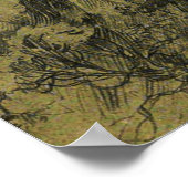 Mucha - Juin Cocorico Poster (Ecke)