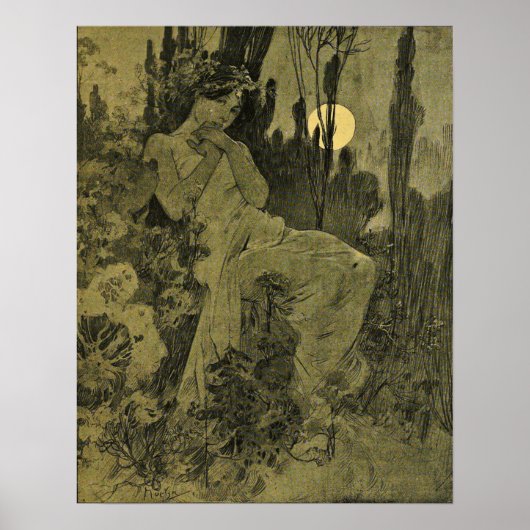 Mucha - Juin Cocorico Poster (Vorne)