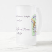 Mucha Karneval Mattglas Bierglas (VorderseiteRechts)