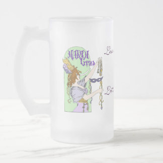 Mucha Karneval Mattglas Bierglas