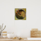 Mucha - Kunst Frau Poster (Küche)