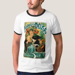 Mucha Kunst Nouveau:  Bieres De-La Maas T-Shirt