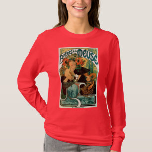 Mucha Kunst Nouveau:  Bieres De-La Maas T-Shirt