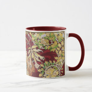 Mucha Kunst Nouveau: Frau mit Gänseblümchen Tasse