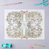 Mucha Kunst Nouveau Hollyhock-Blumen-Seidenpapier Seidenpapier (Basteln)