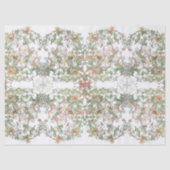 Mucha Kunst Nouveau Hollyhock-Blumen-Seidenpapier Seidenpapier (Vorderseite)