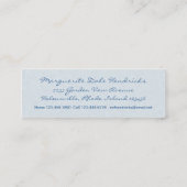 Mucha Kunst Nouveau Mini Visitenkarte (Rückseite)