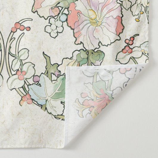 Mucha Kunst Nouveau Wandteppich (Detail)