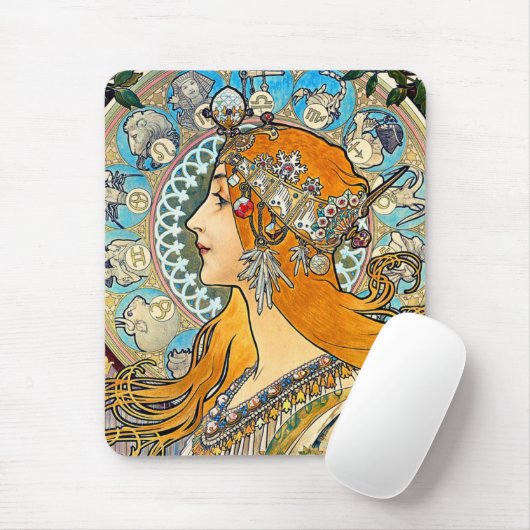 Mucha La-Feder Mousepad (Mit Mouse)