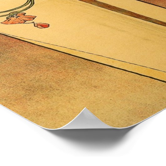 Mucha La Trappistine Poster (Ecke)