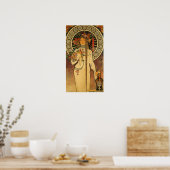 Mucha La Trappistine Poster (Küche)