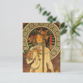 Mucha La Trappistine Postkarte (Stehend Vorderseite)