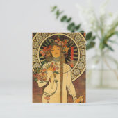 Mucha La Trappistine Postkarte (Stehend Vorderseite)