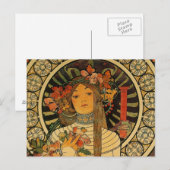 Mucha La Trappistine Postkarte (Vorne/Hinten)