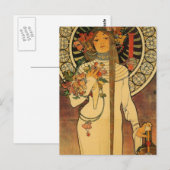 Mucha La Trappistine Postkarte (Vorne/Hinten)