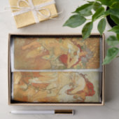 Mucha Ladys Kunstdecoup Seidenpapier (Geschenk)