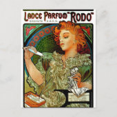 Mucha Lance Parfum Rodo Postkarte (Vorderseite)